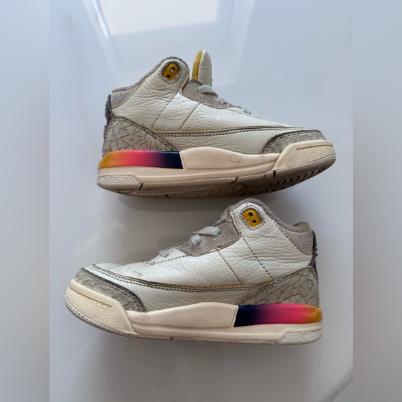 J. BALVIN X JORDAN 3 RETRO TD 'MEDELLÍN SUNSET Sz 9C - Picture 6 of 8